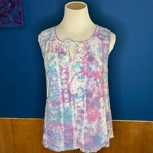 Tye dye tank top